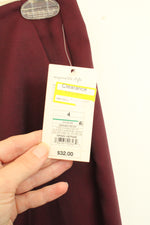 NEW A New Day! Maroon Silky Dress Pants | 4