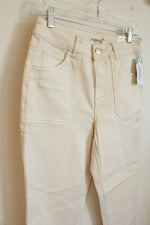 NEW Maurice's Light Tan Slim Straight Ankle Jeans | 10S