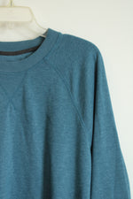 Jockey Dark Teal Classic Crewneck Sweatshirt | L