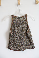 Adrianna Papell Beaded Paisley Silk Top | 10P