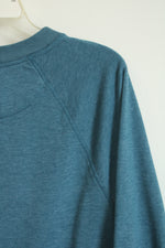 Jockey Dark Teal Classic Crewneck Sweatshirt | L