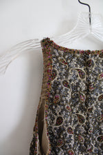 Adrianna Papell Beaded Paisley Silk Top | 10P