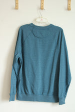 Jockey Dark Teal Classic Crewneck Sweatshirt | L