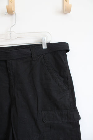 Wrangler Black Cargo Shorts | 36