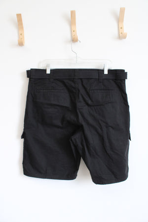Wrangler Black Cargo Shorts | 36