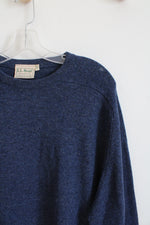 L.L. Bean Blue Lambswool Sweater | XL Tall
