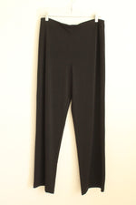 Alfani Black Wide Leg Stretch Pants | M