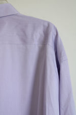 Pronto Uomo Purple Diamond Pattern Non-Iron Classic Fit Shirt | 20 36/37 Tall