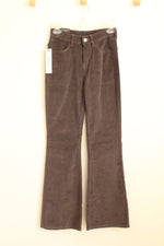 NEW Qazel Vorrlon Brown Flare Corduroy Pants | 2