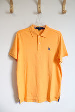 U.S. Polo Assn. Luxury Feel Orange Polo Shirt | S