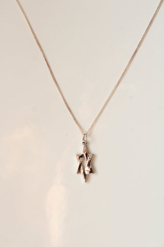 Monet Star Of David Pendant Necklace