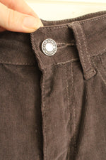 NEW Qazel Vorrlon Brown Flare Corduroy Pants | 2