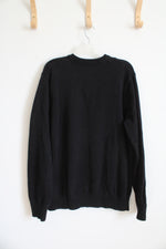 Eddie Bauer Black Chunky Henley Sweater | XL Tall