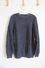 NEW Northern Isles Blue/Gray Chunky Sweater | L