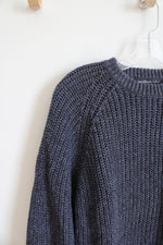 NEW Northern Isles Blue/Gray Chunky Sweater | L