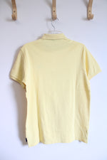 U.S. Polo Assn. Luxury Feel Pale Yellow Polo Shirt | S