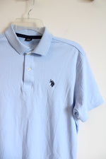 U.S. Polo Assn. Luxury Feel Blue Polo Shirt | S