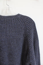 NEW Northern Isles Blue/Gray Chunky Sweater | L