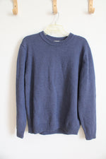 L.L. Bean Blue Cotton Sweater | L