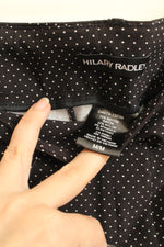Hilary Radley Black and White Polka Dot Stretch Shorts | M