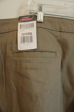 NEW Dickies Tan Relaxed Fit Stretch Twill Pants | 26