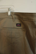NEW Dickies Tan Relaxed Fit Stretch Twill Pants | 26