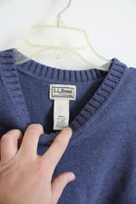 L.L. Bean Blue Cotton Sweater | L