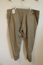 NEW Dickies Tan Relaxed Fit Stretch Twill Pants | 26