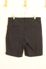 Hilary Radley Black and White Polka Dot Stretch Shorts | M