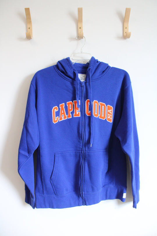 Cuffy's Blue & Orange MA Blue & Orange Full Zip Jacket | L