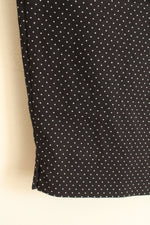 Hilary Radley Black and White Polka Dot Stretch Shorts | M