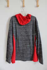 Fanatics Gray Heathered & Red Washington Capitals Hoodie | XL