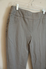 NEW Ruby Rd. Petite Gray Stretch Pants | 10