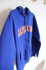 Cuffy's Blue & Orange MA Blue & Orange Full Zip Jacket | L