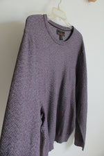 NEW Jos. A. Bank Fanatics Purple & Gray Sweater | XXL