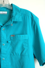 Columbia PFG Omni-Shade Teal Shirt | S