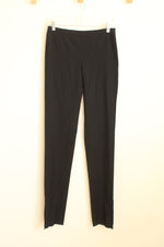 NEW Red Valentino Black Stretch Pants with Bottom Zipper | 28