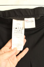 NEW Red Valentino Black Stretch Pants with Bottom Zipper | 28