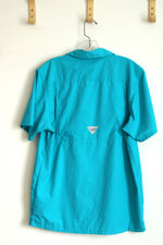Columbia PFG Omni-Shade Teal Shirt | S