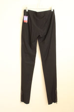 NEW Red Valentino Black Stretch Pants with Bottom Zipper | 28