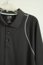 Adidas Clima Cool Black Golf Polo | L