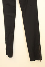 NEW Red Valentino Black Stretch Pants with Bottom Zipper | 28