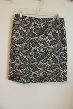 Van Heusen Black and White Floral Printed Skirt | 6