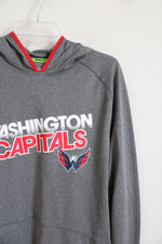 Reebok Center Ice Gray Washington Capitals Hoodie | XL