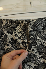 Van Heusen Black and White Floral Printed Skirt | 6