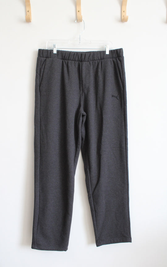Puma Gray Lined Sweatpants | XL