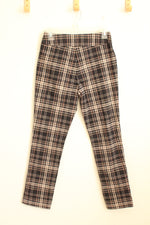 New Joe Benbasset Black and Tan Plaid Pull-on Pants | S