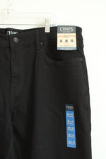 NEW Chaps Black Relaxed Fit Straight Leg Jeans | 38X32
