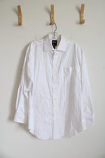 Jos. A. Bank Traveler Tailored Fit White Button Down Shirt | 16.5 33