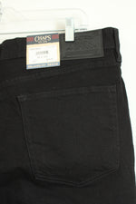 NEW Chaps Black Relaxed Fit Straight Leg Jeans | 38X32
